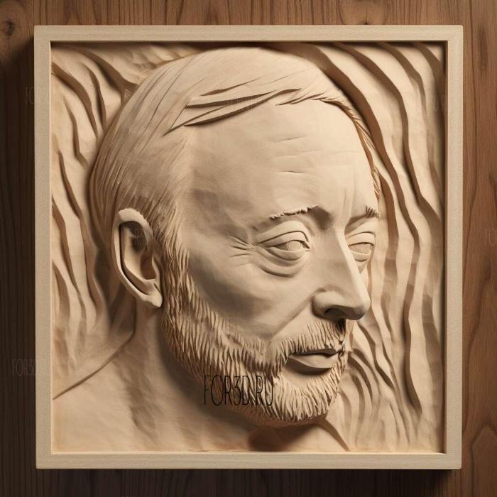 thom yorke 3 stl model for CNC